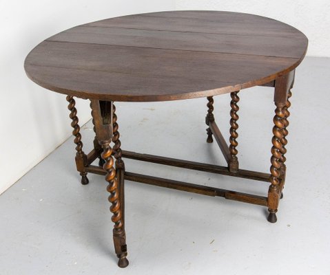 Antique English Table in Oak, 1890-RIU-2031652