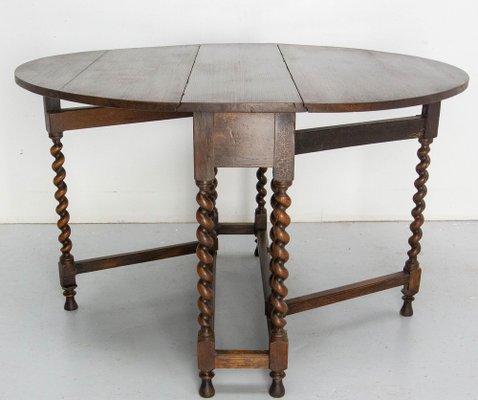 Antique English Table in Oak, 1890-RIU-2031652