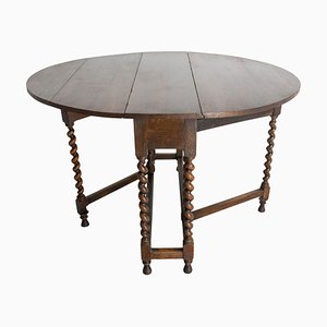 Antique English Table in Oak, 1890-RIU-2031652