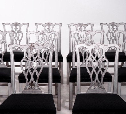 Antique European Chairs, Set of 12-SA-1231789