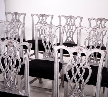 Antique European Chairs, Set of 12-SA-1231789