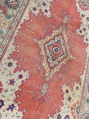 Antique European Hand Knotted Oushak Design Rug-YMM-1062125