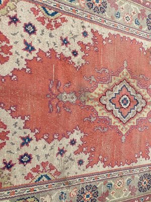 Antique European Hand Knotted Oushak Design Rug-YMM-1062125