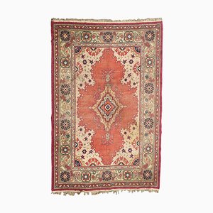 Antique European Hand Knotted Oushak Design Rug-YMM-1062125