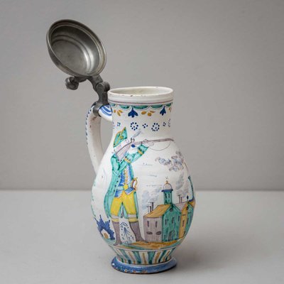 Antique Faience Jug, 1700s-VEI-2022781