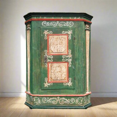 Antique Farmhouse Cupboard, Germany, 1749-ALF-2033460