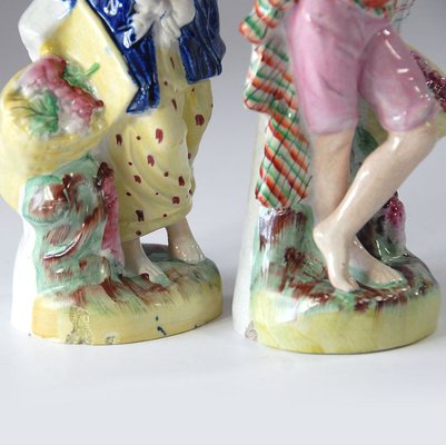 Antique Figurines from Staffordshire, Set of 2-GIW-731325