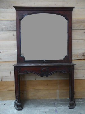 Antique Fireplace Trumeau-WSV-605388