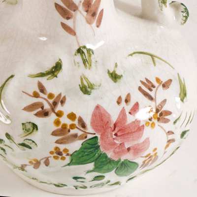 Antique Floral Hand-Decorated Ceramic Jug-NJV-847902