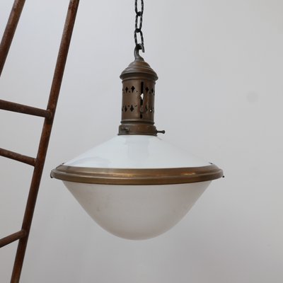 Antique French 2-Tone Pendant Lamp-JRP-911278