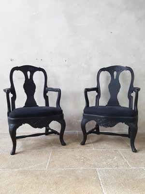 Antique French Armchairs, Set of 2-TDA-1376289