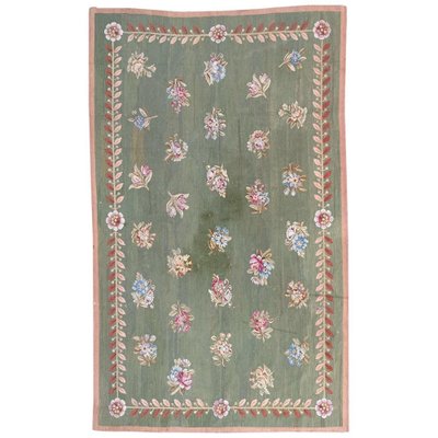 Antique French Aubusson Empire Design Rug-YMM-1061934