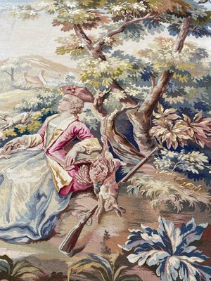 Antique French Aubusson Tapestry-YMM-1061572