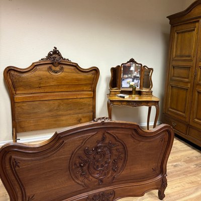 Antique French Bed in Walnut-ALF-2033492