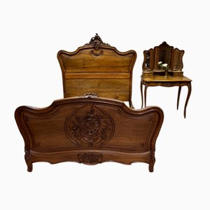 Antique French Bed in Walnut-ALF-2033492