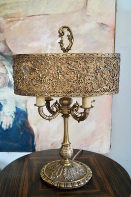 Antique French Bronze Table Lamp, Circa 1910-DVX-868967