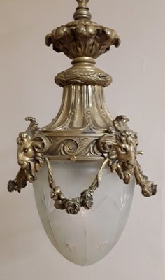 Antique French Ceiling Lamp, 1890s-HOI-1794445