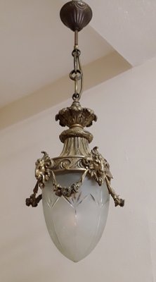 Antique French Ceiling Lamp, 1890s-HOI-1794445