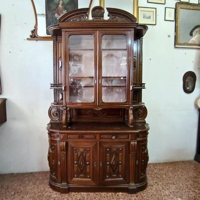 Antique French Credenza in Walnut, 1850-RAQ-1783001