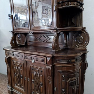 Antique French Credenza in Walnut, 1850-RAQ-1783001