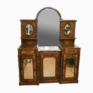 Antique French Credenza with Mirror-RAQ-444995