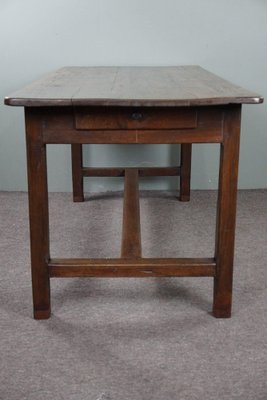 Antique French Dining Table in Oak-HPP-1783881