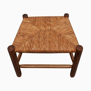 Antique French Dordogne Stool attributed to Charlotte Perriand for Robert by Charlotte Perriand, 1950s-KL-1791129