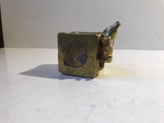 Antique French Gilt Bronze Pigsty Inkwell, Circa 1900-LCR-894014