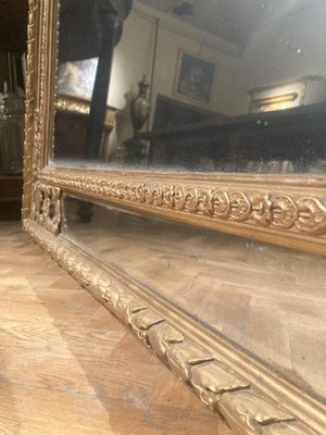 Antique French Louis XV Style Full Length Giltwood Pier Mirrors, 19th Century, Set of 2-AXE-1433413