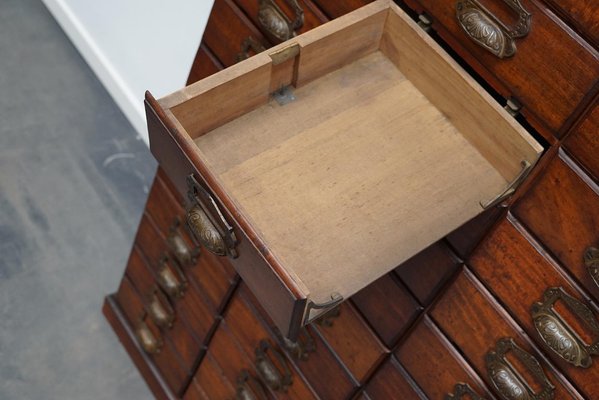 Antique French Mahogany Apothecary Cabinet by Chouanard, 1900s-XO-1362402