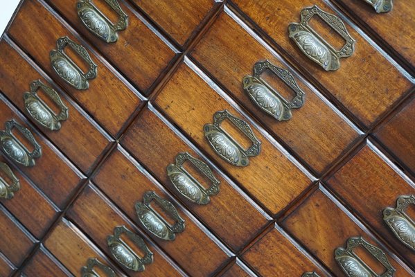 Antique French Mahogany Apothecary Cabinet by Chouanard, 1900s-XO-1362402