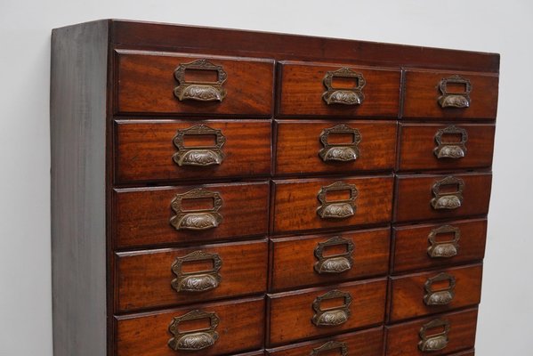 Antique French Mahogany Apothecary Cabinet by Chouanard, 1900s-XO-1362402