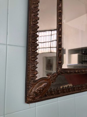 Antique French Mirror in Brass in Louis XIV Style-FOV-1807146