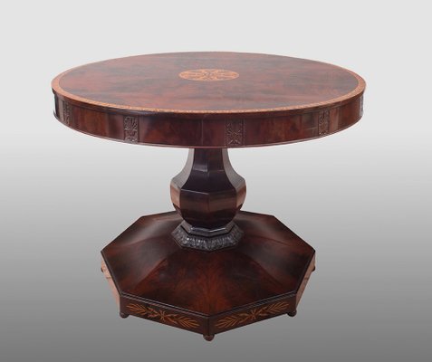 Antique French Napoleon III Table in Exotic Woods-KKK-1284248