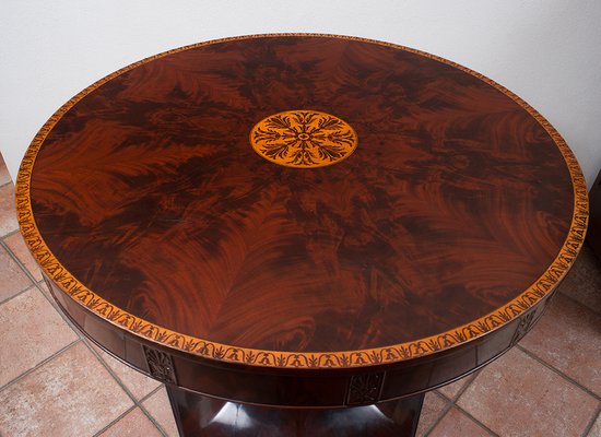 Antique French Napoleon III Table in Exotic Woods-KKK-1284248