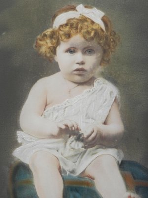 Antique French Photograph of a Young Child by Legarcon, 1920s-ARU-656903