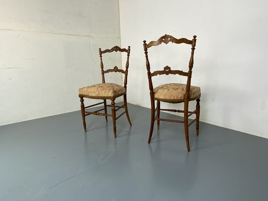 Antique French Rosewood Chairs, 1890s, Set of 2-DE-1721066