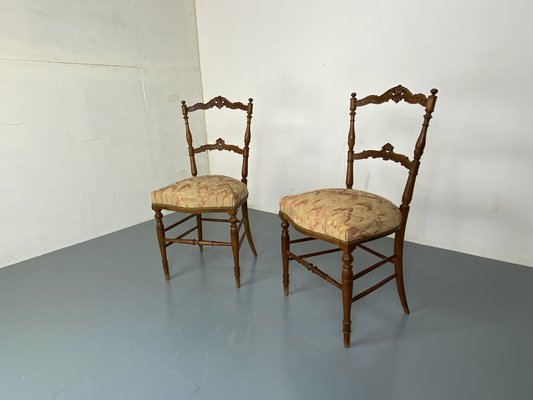 Antique French Rosewood Chairs, 1890s, Set of 2-DE-1721066