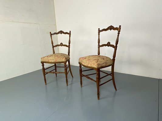 Antique French Rosewood Chairs, 1890s, Set of 2-DE-1721066