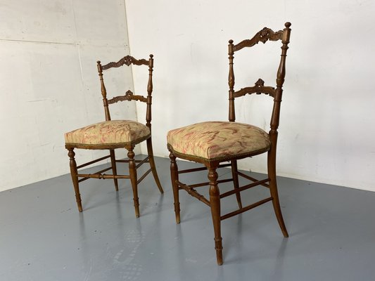 Antique French Rosewood Chairs, 1890s, Set of 2-DE-1721066