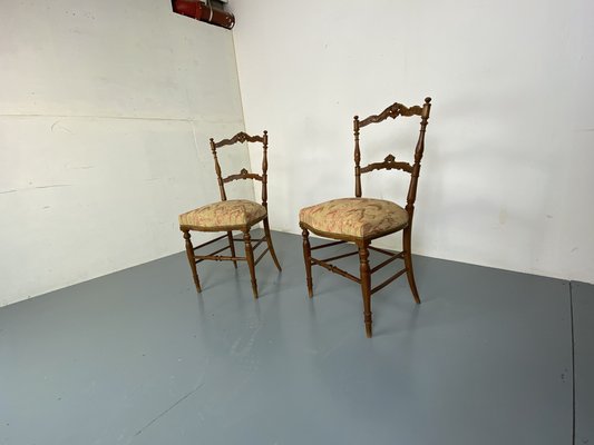 Antique French Rosewood Chairs, 1890s, Set of 2-DE-1721066