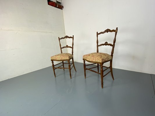 Antique French Rosewood Chairs, 1890s, Set of 2-DE-1721066