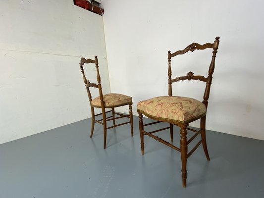 Antique French Rosewood Chairs, 1890s, Set of 2-DE-1721066