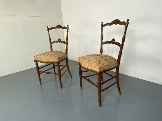 Antique French Rosewood Chairs, 1890s, Set of 2-DE-1721066