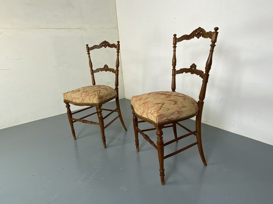 Antique French Rosewood Chairs, 1890s, Set of 2-DE-1721066