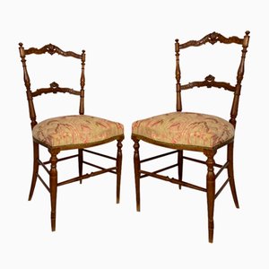 Antique French Rosewood Chairs, 1890s, Set of 2-DE-1721066