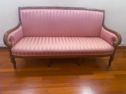 Antique French Sofa in Walnut, 1830-MTX-1748631