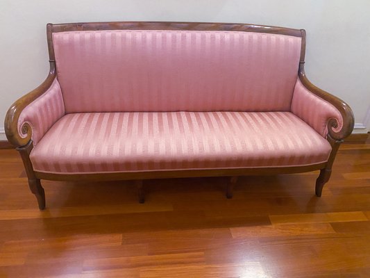 Antique French Sofa in Walnut, 1830-MTX-1748631