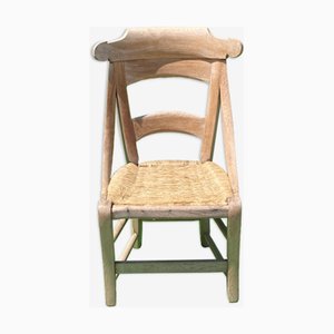 Antique French Wabi Sabi Wicker Chair-BHG-1008751