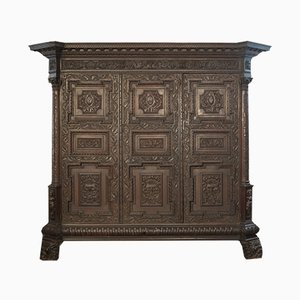 Antique French Walnut Cabinet-IJR-572864